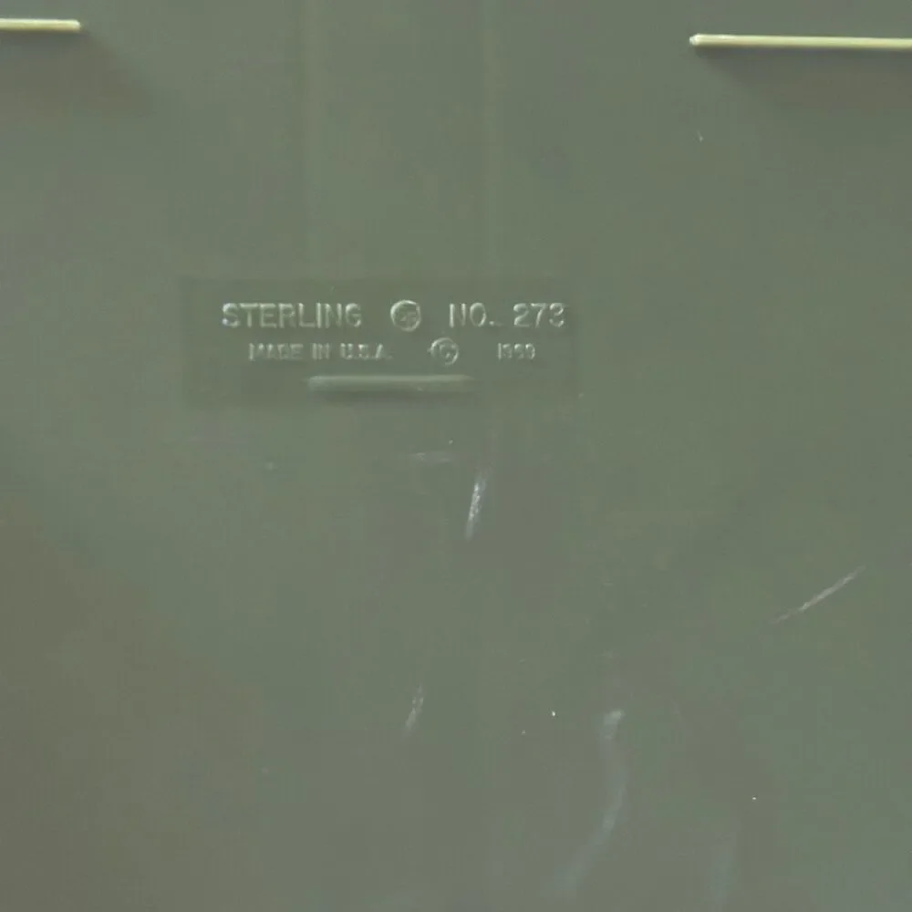 Sterling No. 273 Vintage Green Check File 1972 *Read*